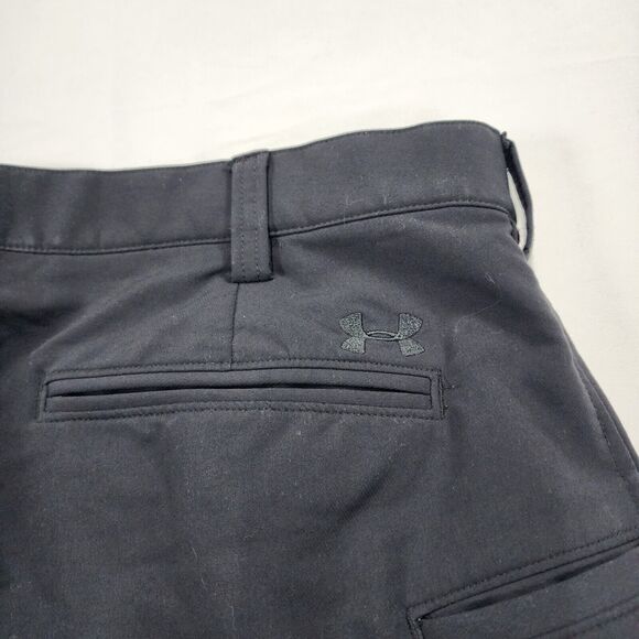 Under Armour Men's Black Straight Golf Pants Pockets Lightweight Size 38 x32 - Picture 4 of 9
